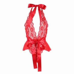 Comprar SUBBLIME - 953980 BODY SEXY CON VOLANTES + CINTURÓN ROJO L/XL al mejor precio - Envíos Discretos