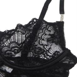 Comprar SUBBLIME - 954185 BABYDOLL DE ENCAJE CON TIRANTES AJUSTABLES NEGRO S/M al mejor precio - Envíos Discretos