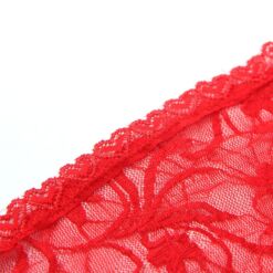 Comprar SUBBLIME - 954208 BABYDOLL DE ENCAJE CON TIRANTES AJUSTABLES ROJO S/M al mejor precio - Envíos Discretos
