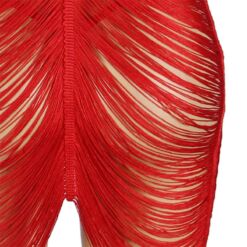 Comprar SUBBLIME - 954246 VESTIDO DE FLECOS + TANGA ROJO S/M al mejor precio - Envíos Discretos