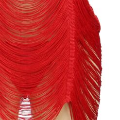 Comprar SUBBLIME - 954253 VESTIDO DE FLECOS + TANGA ROJO L/XL al mejor precio - Envíos Discretos