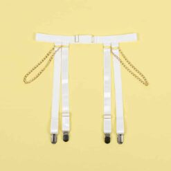 Comprar SUBBLIME - 954291 BODY CON CADENAS + LIGUEROS BLANCO L/XL al mejor precio - Envíos Discretos