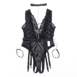 Comprar SUBBLIME - 954390 BODY SEXY CON LIGUEROS NEGRO L/XL al mejor precio - Envíos Discretos