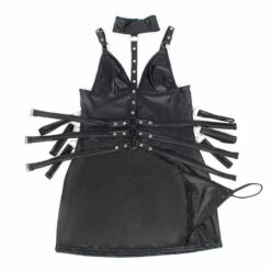 Comprar SUBBLIME - 954406 VESTIDO BONDAGE DE CUERO NEGRO S/M al mejor precio - Envíos Discretos