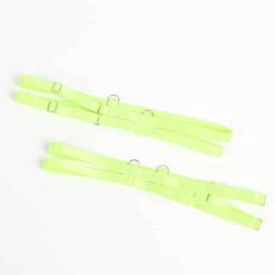 Comprar SUBBLIME - 955311 SET SUJETADOR CON ENCAJE Y LIGUEROS VERDE Y AZUL S/M al mejor precio - Envíos Discretos