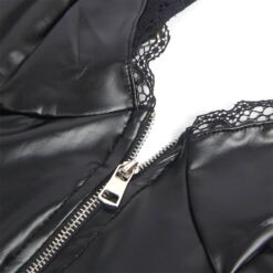 Comprar SUBBLIME - 955458 BODY CON CREMALLERA DE CUERO NEGRO S/M al mejor precio - Envíos Discretos