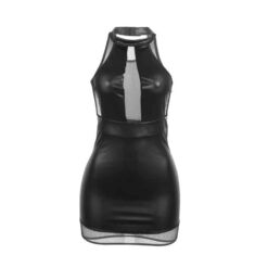 Comprar SUBBLIME - 955489 VESTIDO CUELLO HALTER CON TRANSPARENCIAS NEGRO L/XL al mejor precio - Envíos Discretos
