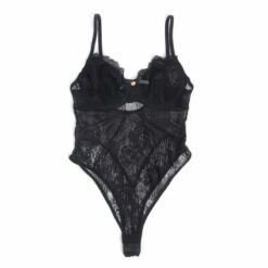 Comprar SUBBLIME - 955618 BODY DE ENCAJE CON CIERRE INFERIOR NEGRO S/M al mejor precio - Envíos Discretos