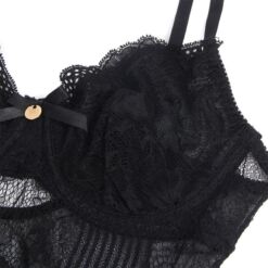 Comprar SUBBLIME - 955625 BODY DE ENCAJE CON CIERRE INFERIOR NEGRO L/XL al mejor precio - Envíos Discretos