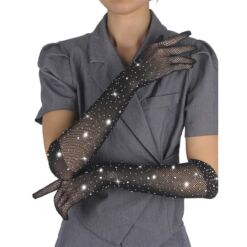 Comprar SUBBLIME - 957469 GUANTES TRANSPARENTES CON BRILLO NEGRO S/M al mejor precio - Envíos Discretos