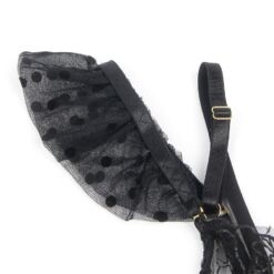 Comprar SUBBLIME - 957483 CONJUNTO SUJETADOR Y LIGA DE ENCAJE NEGRO S/M al mejor precio - Envíos Discretos