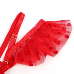 Comprar SUBBLIME - 957513 CONJUNTO SUJETADOR Y LIGA DE ENCAJE ROJO L/XL al mejor precio - Envíos Discretos