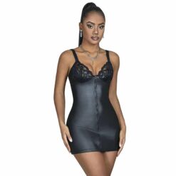 Comprar SUBBLIME - 957568 VESTIDO DE CUERO CON CREMALLERA NEGRO S/M al mejor precio - Envíos Discretos