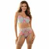 Comprar SUBBLIME - 957643 CONJUNTO SUJETADOR Y LIGUERO CON BORDADOS DE FLORES ROSAS S/M al mejor precio - Envíos Discretos