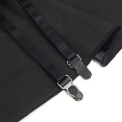 Comprar SUBBLIME - 957704 VESTIDO DE CUERO CON CREMALLERA Y ENCAJE NEGRO S/M al mejor precio - Envíos Discretos