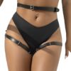 Comprar SUBBLIME - ARNÉS CINTURA Y PIERNAS CUERO NEGRO TALLA ÚNICA al mejor precio - Envíos Discretos