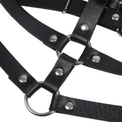 Comprar SUBBLIME - ARNÉS DE PECHO ANILLAS DE CUERO NEGRO TALLA ÚNICA al mejor precio - Envíos Discretos