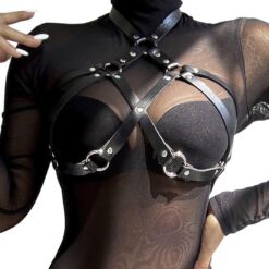 Comprar SUBBLIME - ARNÉS DE PECHO CUERO NEGRO TALLA ÚNICA al mejor precio - Envíos Discretos