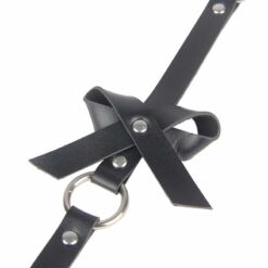 Comprar SUBBLIME - ARNÉS DE PIERNA CADENA CUERO NEGRO TALLA ÚNICA al mejor precio - Envíos Discretos