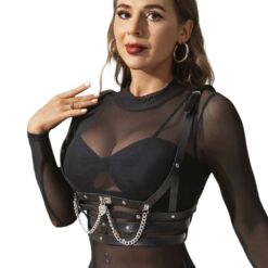 Comprar SUBBLIME - ARNÉS FORMA CORSET DETALLE CADENAS TALLA ÚNICA al mejor precio - Envíos Discretos