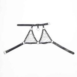 Comprar SUBBLIME - ARNÉS SUJETADOR Y COLLAR CON CADENAS TALLA ÚNICA al mejor precio - Envíos Discretos