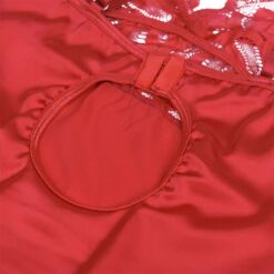 Comprar SUBBLIME - BABYDOLL SATINADO CON ENCAJE ROJO L/XL al mejor precio - Envíos Discretos
