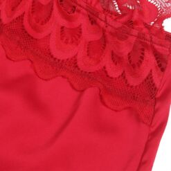 Comprar SUBBLIME - BABYDOLL SATINADO CON ENCAJE ROJO L/XL al mejor precio - Envíos Discretos