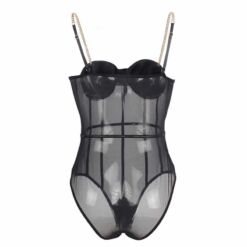 Comprar SUBBLIME - BODY TIRANTAS CADENA NEGRO S/M al mejor precio - Envíos Discretos