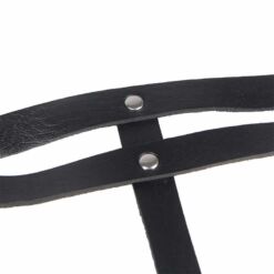 Comprar SUBBLIME - CINTURON DE CADENAS ANILLAS CUERO NEGRO TALLA ÚNICA al mejor precio - Envíos Discretos