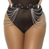 Comprar SUBBLIME - CINTURÓN DE CADENAS CUERO NEGRO TALLA ÚNICA al mejor precio - Envíos Discretos