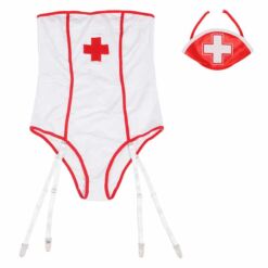 Comprar SUBBLIME - DISFRAZ ENFERMERA SEXY CON TEDDY S/M al mejor precio - Envíos Discretos
