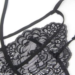 Comprar SUBBLIME - DISFRAZ POLICIA BODY ENCAJE NEGRO S/M al mejor precio - Envíos Discretos