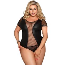 Comprar SUBBLIME - FETISH TEDDY MANGA CORTA TALLA GRANDE al mejor precio - Envíos Discretos