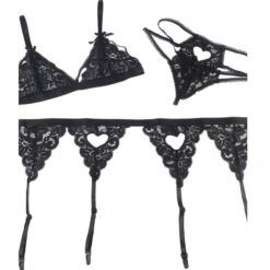 Comprar SUBBLIME - SET 3 PIEZAS SUJETADOR + LIGUERO + TANGA L/XL al mejor precio - Envíos Discretos