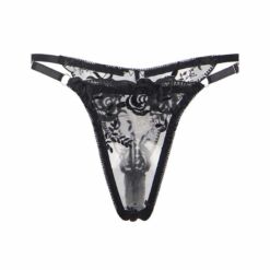 Comprar SUBBLIME - SET DE 3 PIEZAS SUJETADOR + TANGA + LIGA ESTAMPADO FLORAL NEGRO L/XL al mejor precio - Envíos Discretos