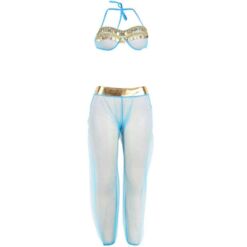 Comprar SUBBLIME - SET DE LENCERIA INDIA STYLE AZUL S/M al mejor precio - Envíos Discretos