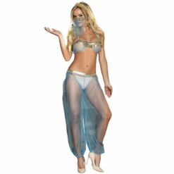 Comprar SUBBLIME - SET DE LENCERIA INDIA STYLE AZUL S/M al mejor precio - Envíos Discretos