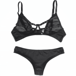 Comprar SUBBLIME - SET DOS PIEZAS SUJETADOR TRANSPARENCIAS Y TIRAS S/M al mejor precio - Envíos Discretos