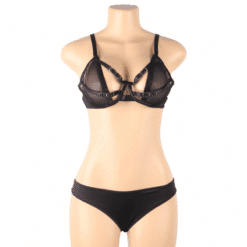 Comprar SUBBLIME - SET DOS PIEZAS SUJETADOR TRANSPARENCIAS Y TIRAS S/M al mejor precio - Envíos Discretos