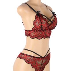 Comprar SUBBLIME - SET DOS PIEZAS TOP Y PANTIES ENCAJE S/M al mejor precio - Envíos Discretos