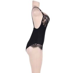 Comprar SUBBLIME - TEDDY CON FRANJAS NEGRO TALLA GRANDE al mejor precio - Envíos Discretos