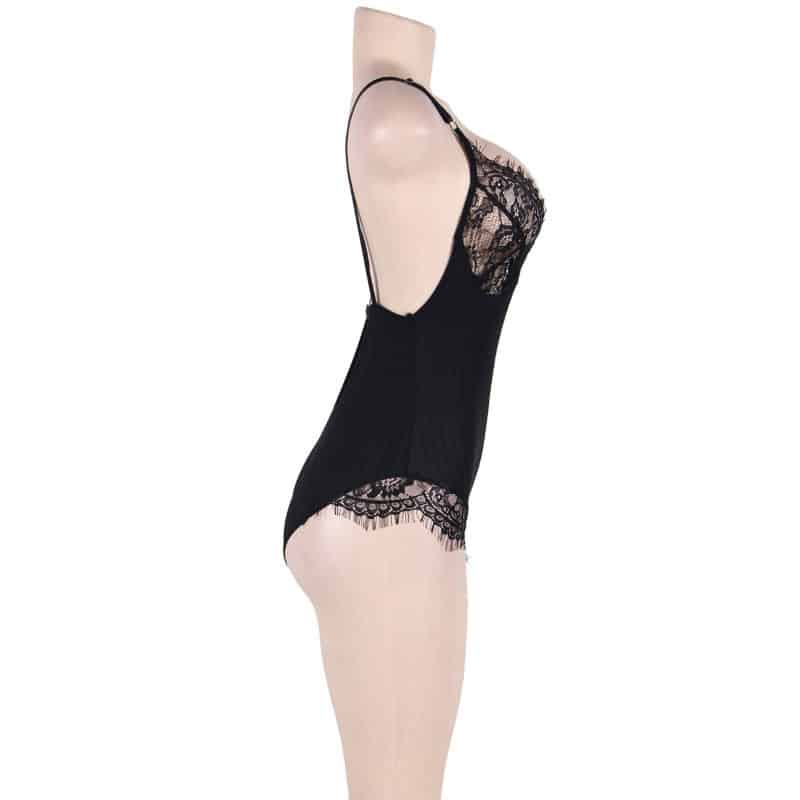 SUBBLIME - TEDDY CON FRANJAS NEGRO TALLA GRANDE - piKanteo | Despierta tu lado más piKante Comprar SUBBLIME - TEDDY CON FRANJAS NEGRO TALLA GRANDE al mejor precio - Envíos Discretos