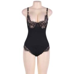 Comprar SUBBLIME - TEDDY CON FRANJAS NEGRO TALLA GRANDE al mejor precio - Envíos Discretos