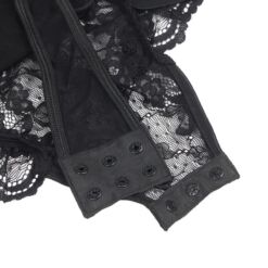 Comprar SUBBLIME - TEDDY CON LIGA DETALLE ENCAJES Y TIRAS NEGRO L/XL al mejor precio - Envíos Discretos