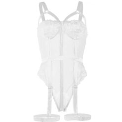 Comprar SUBBLIME - TEDDY CON LIGUERO DETALLE TIRAS PECHO BLANCO L/XL al mejor precio - Envíos Discretos