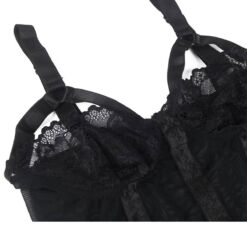 Comprar SUBBLIME - TEDDY CON LIGUERO DETALLE TIRAS PECHO NEGRO L/XL al mejor precio - Envíos Discretos