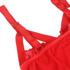 Comprar SUBBLIME - TEDDY CON LIGUERO DETALLE TIRAS PECHO ROJO S/M al mejor precio - Envíos Discretos