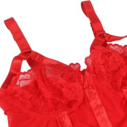 Comprar SUBBLIME - TEDDY CON LIGUERO DETALLE TIRAS PECHO ROJO S/M al mejor precio - Envíos Discretos
