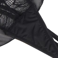 Comprar SUBBLIME - TEDDY CUELLO HALTER ESPALDA DESCUBIERTA ENCAJE NEGRO S/M al mejor precio - Envíos Discretos