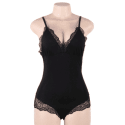 Comprar SUBBLIME - TEDDY DETALLE ENCAJE FLORAL NEGRO L/XL al mejor precio - Envíos Discretos